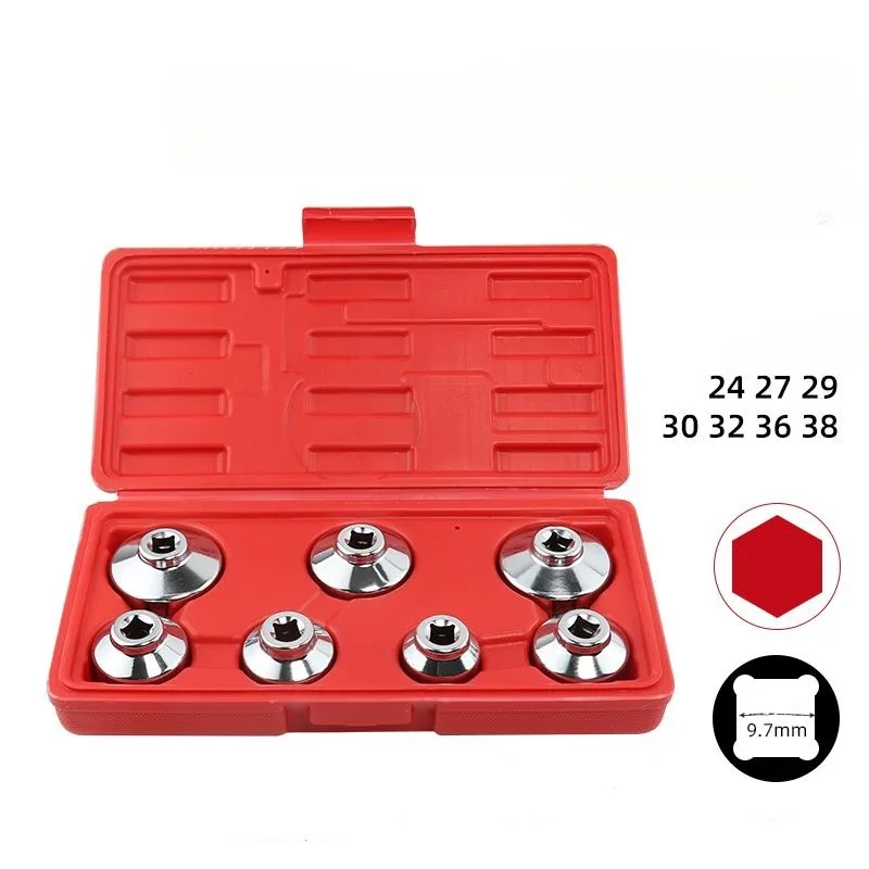 Removal Socket Wrench Tool Set Low Profile 24mm,27mm,29mm,30mm,32mm,36mm,38mm