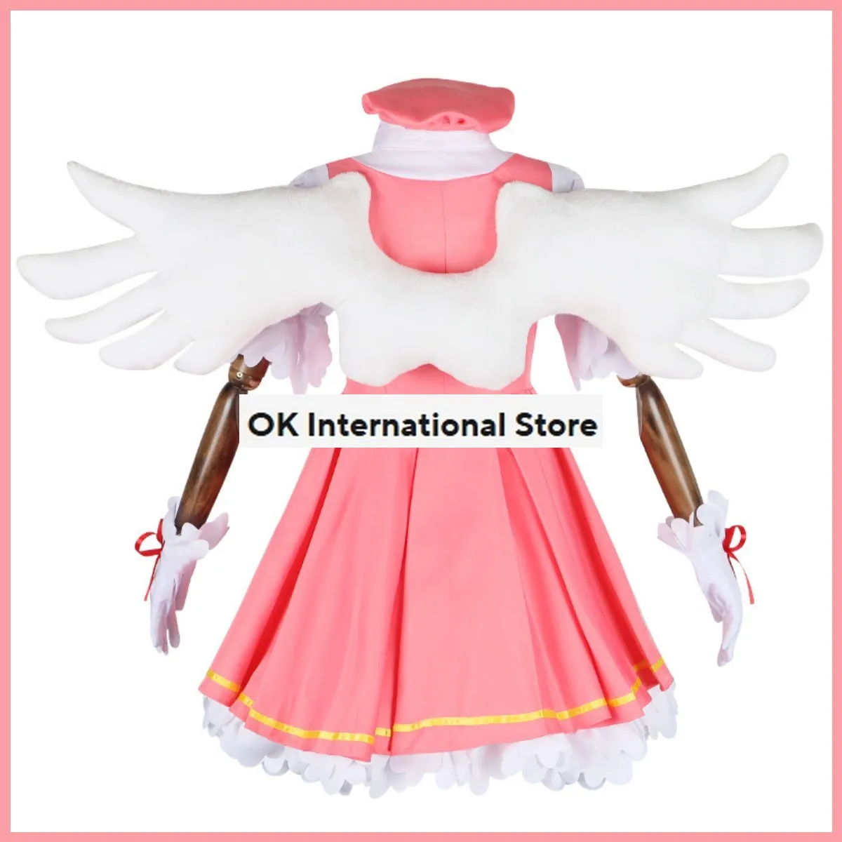 Аниме Магическая карточка Captor Cardcaptor Sakura CCS Kinomoto Косплей Костюм парик боевая