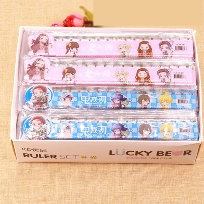 100 шт./лот Милая линейка Sumikko Gurashi 15 см измерительные Прямые Линейки инструмент для