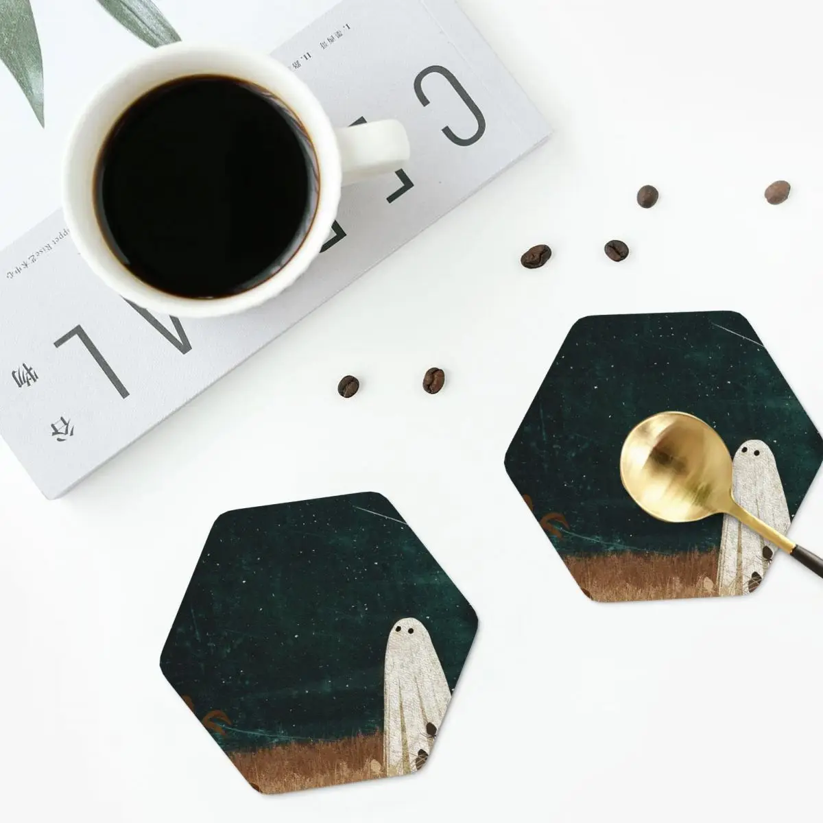 

Подставки для душа из ПВХ и кожи, 4 шт.