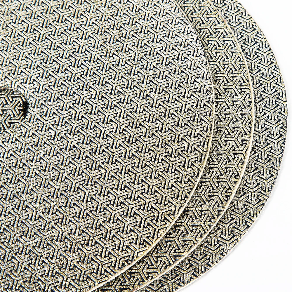 

1 шт. 125/150/180 мм гальванические алмазные полировальные подушечки ручная полировальная подушечка шлифовальные подушечки шлифовальный диск для стекла, гранита, мрамора