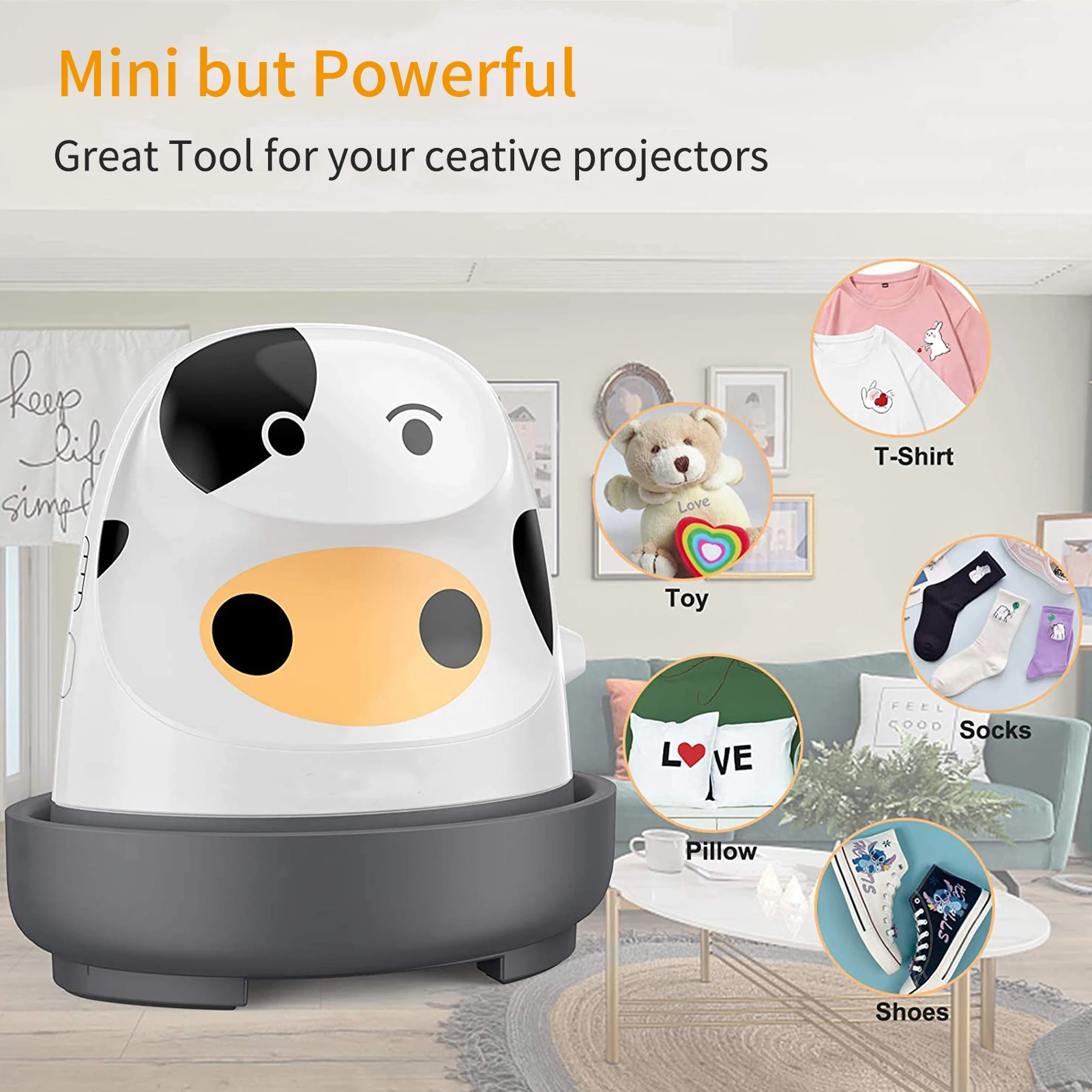 Мини-термопресс для печати футболок легкий нагрев сублимация цифровой