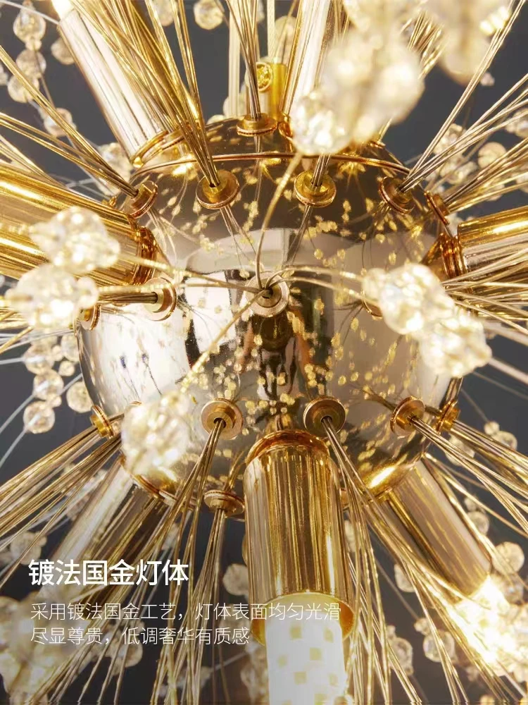 Irlan постмодерн Одуванчик K9 Хрустальная современная люстра для спальни