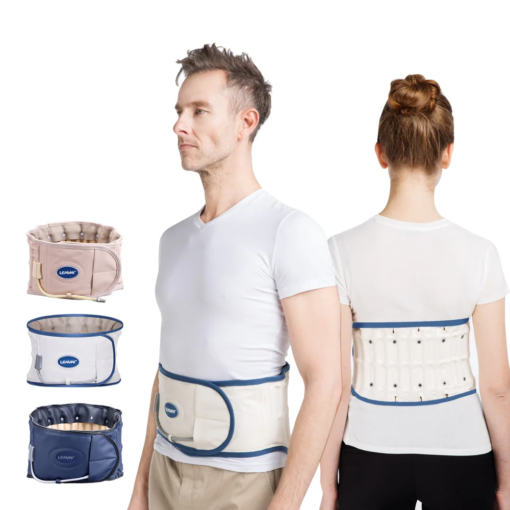 

Belt Support Care Health Brace Physio Decompression Back Relief Waist Lumbar Traction Backache Therapy Pain Lumbar Massager