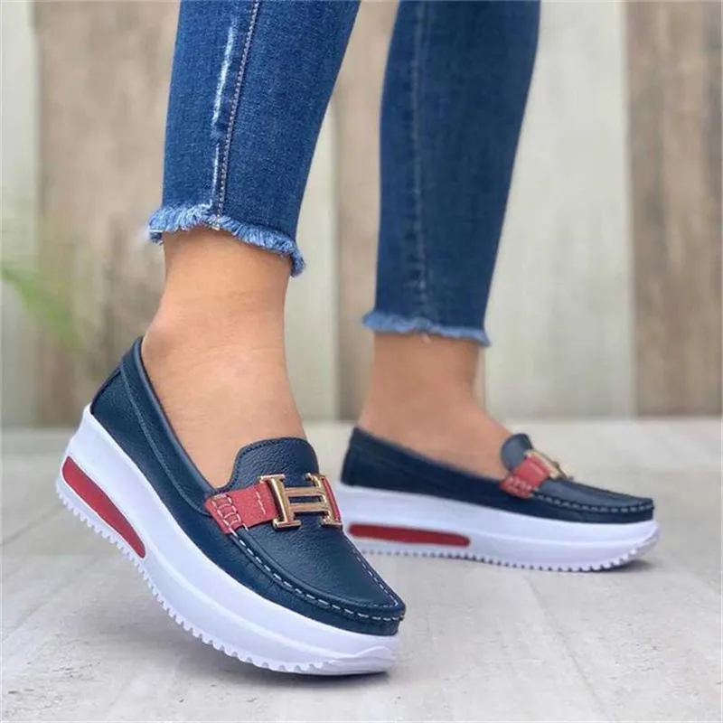 

2022 Spring New Platform Comfortable Women's Sneakers Fashion Lace Up Casual Little White Shoes Women Increase Vulcanize Shoes