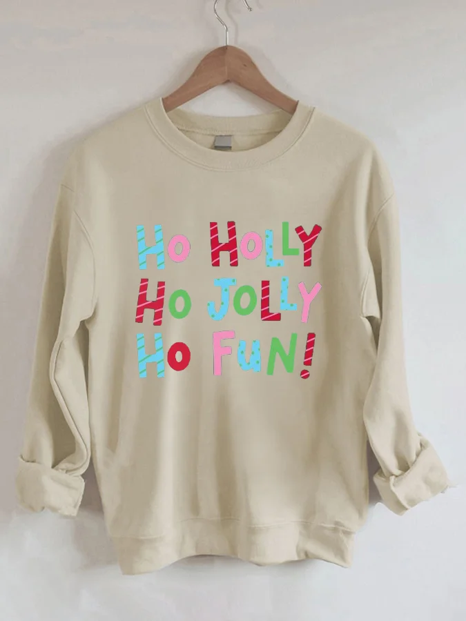 

Letter Print Casual Crew Neck Sweatshirt