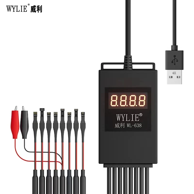 WYLIE WL-638 Тестер Пускового Кабеля Для Ремонта Высокочастотное Обновление iPhone Android