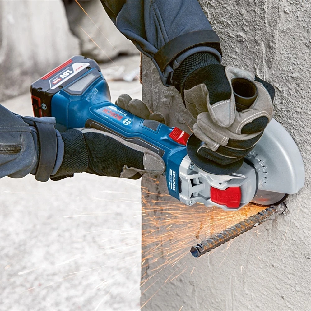 Bosch 125 мм бесщеточная электрическая угловая шлифовальная машина X-lock