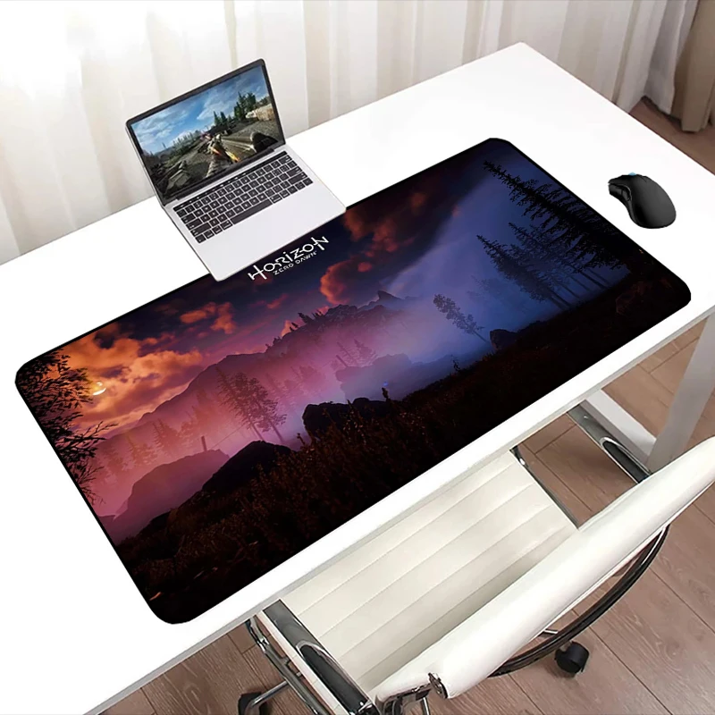 

Pc Gaming Accessories Horizon Mouse Gamer Mause Pad Deskmat Mausepad Rubber Mat Mousepad Mats Keyboard Cabinet Laptops Pads Xxl