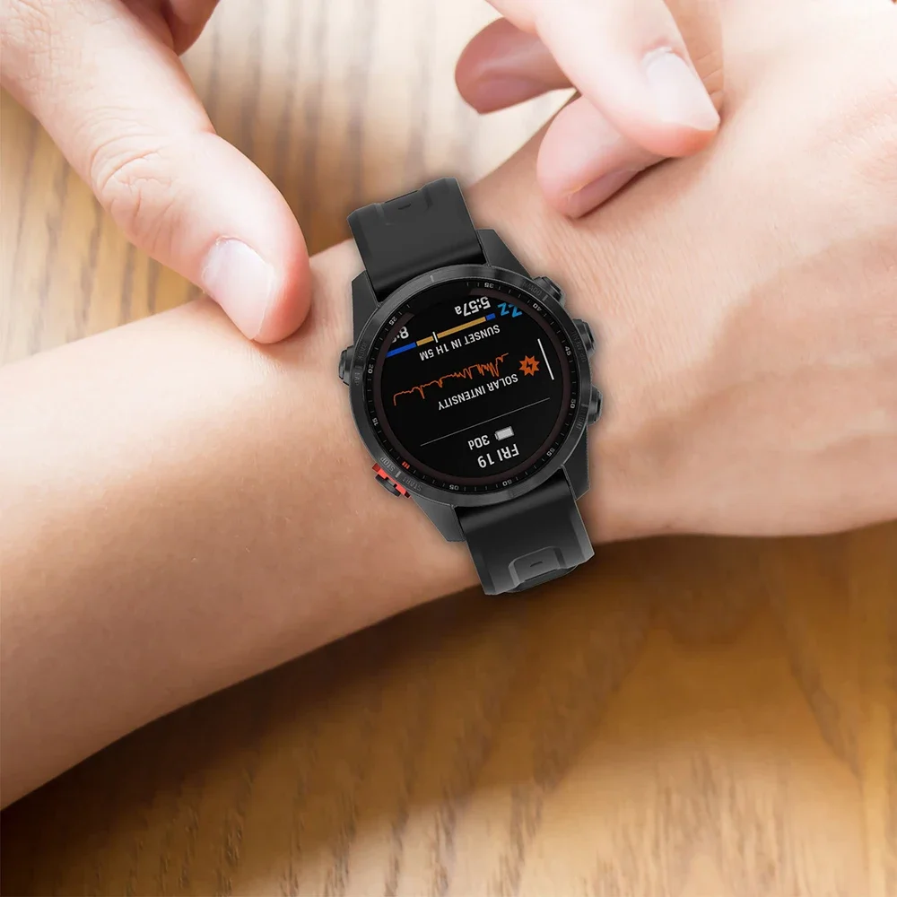Фото Быстросъемный ремешок 26/20/22 мм для Garmin Fenix 8 7 Pro 7S 6X 6 5X 5Plus Tactix 7, спортивный силиконовый браслет correa Fenix 8, диапазон 47 мм №5