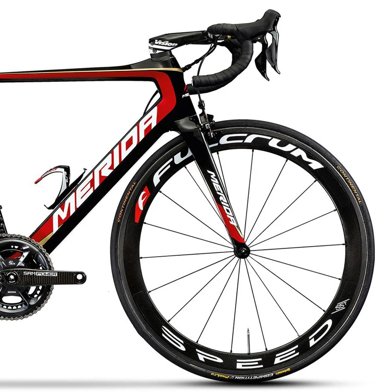 Колесная пара Speed 55t наклейка Fukuron для дорожного велосипеда |