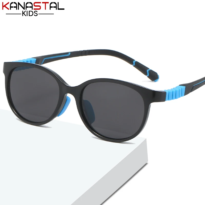 

Детские солнцезащитные очки с защитой UV400, солнцезащитные очки TR90, овальные очки, оправа, пляжные дорожные очки для мальчиков и девочек, козы...