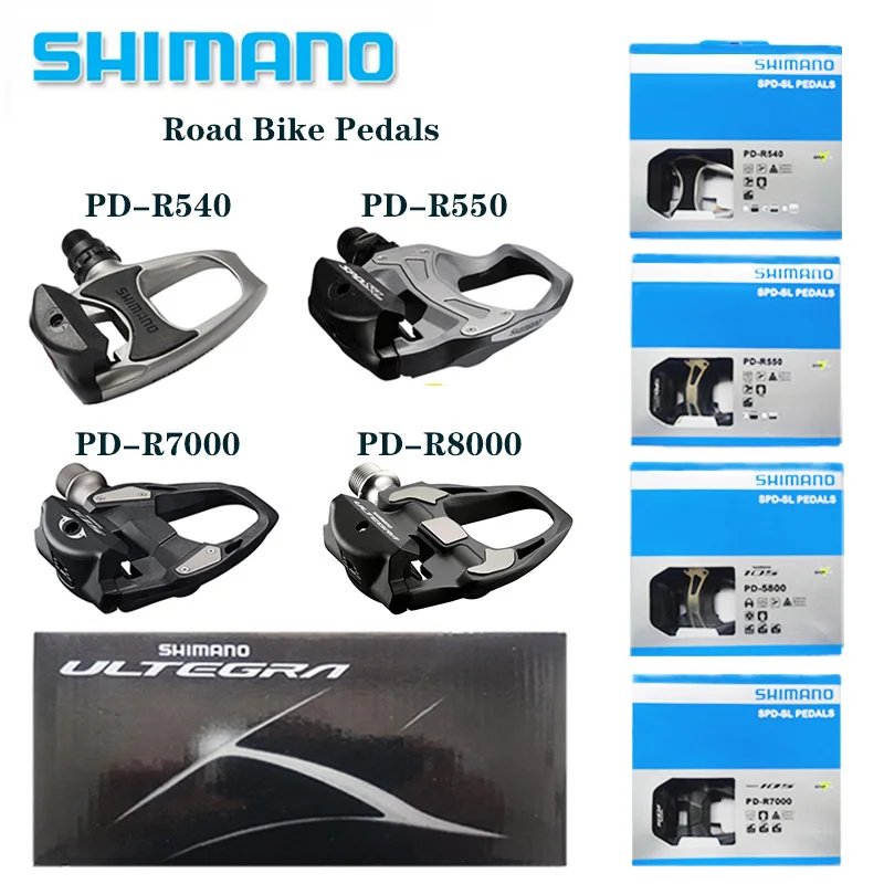 105 PD-R540 R550 5800 R7000 R8000 road carbon bike pedals automatic locking pedals spd pedals with SM-SH11 cleats