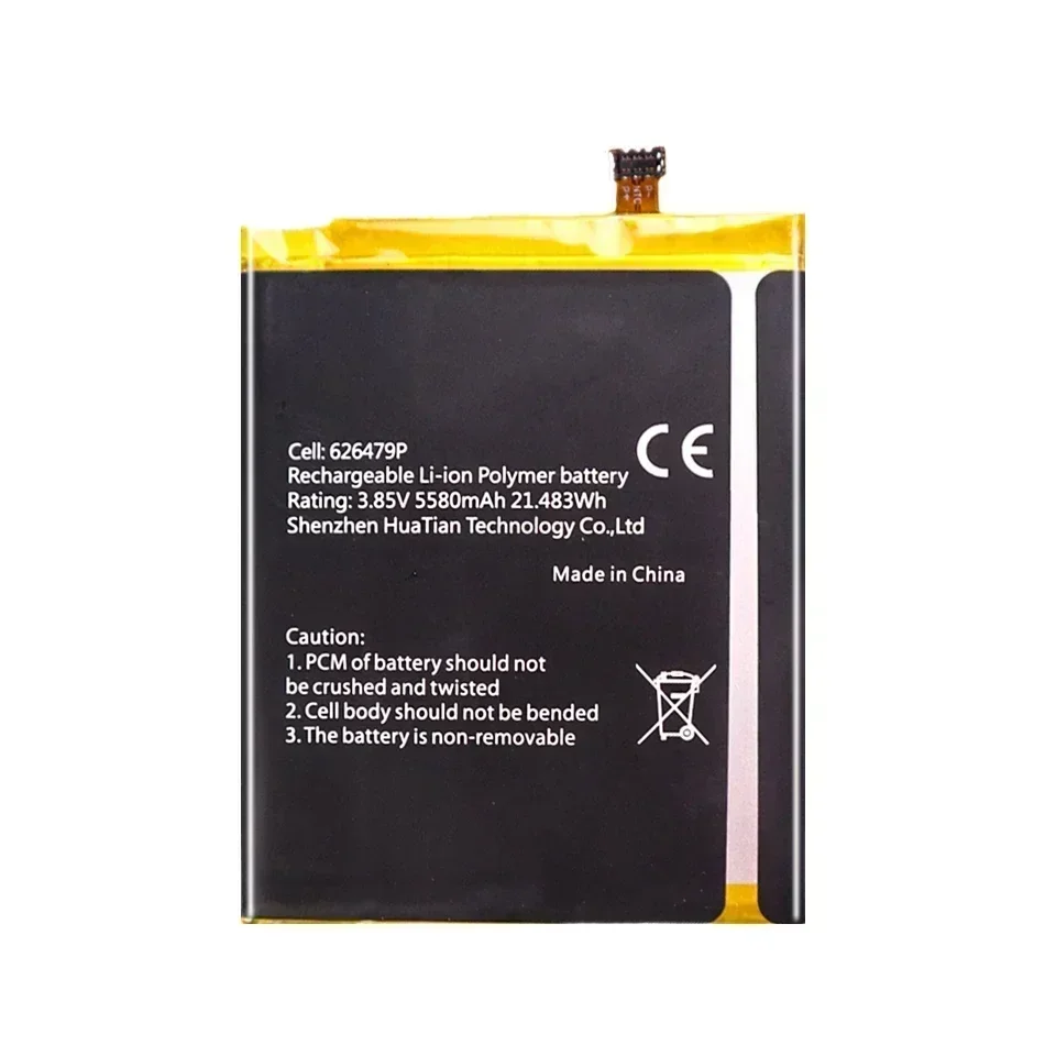 Фото Аккумулятор мобильного телефона BV 9600, 5580 мАч для Blackview BV9600 626479 P Batteria + бесплатная гарантия на инструменты 1 год №3