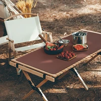 inyahome outdoor camping placemat table mat japanese and korean style barbecue tablecloth folding pu picnic mat easy to clean