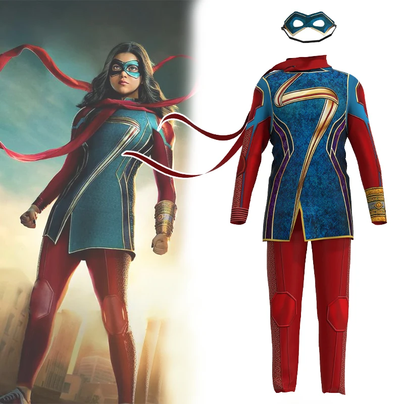 

Ms.Amazing Cosplay Costumes Superhero Uniform Halloween Carnival Suit For Girls Kids And Women