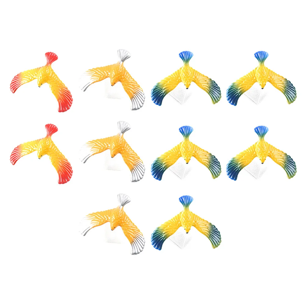 

10pcs Balance Bird Gravity Eagle Bird Finger Balance Toys Kids Suits