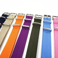 1pcs high quality 18mm nylon watch band nato straps waterproof watch strap 20 colors available new