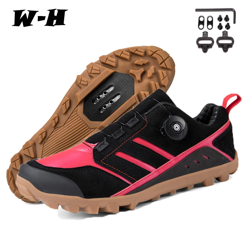 

High Quality Men MTB Shoes Breathable Cycling Shoes with SPD Cleat Mountain Gravel Road Bike Sneakers Tenis Masculino size 39-50