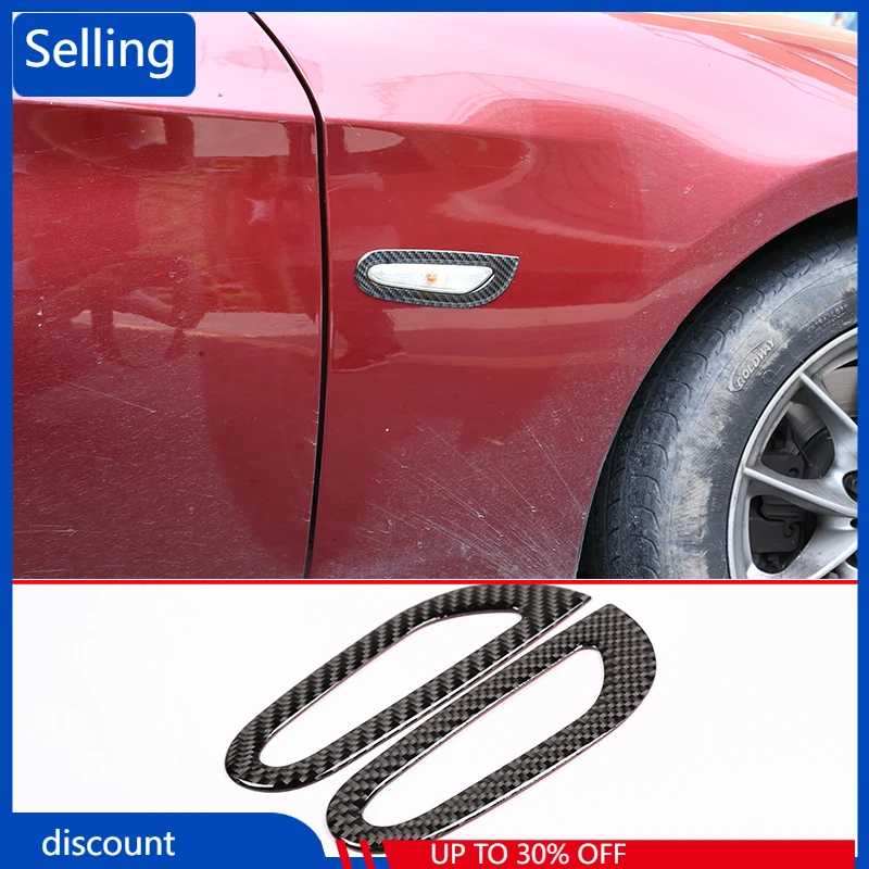 

2 шт., декоративная рамка из углеродного волокна для поворотников BMW 3 серии E90 E92 2005-2012