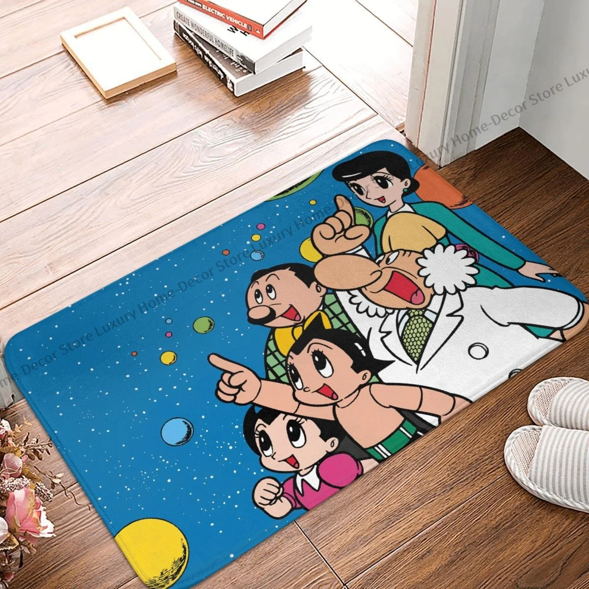 

Bedroom Mat Astro Boy Doormat Flannel Carpet Entrance Door Rug Home Decor
