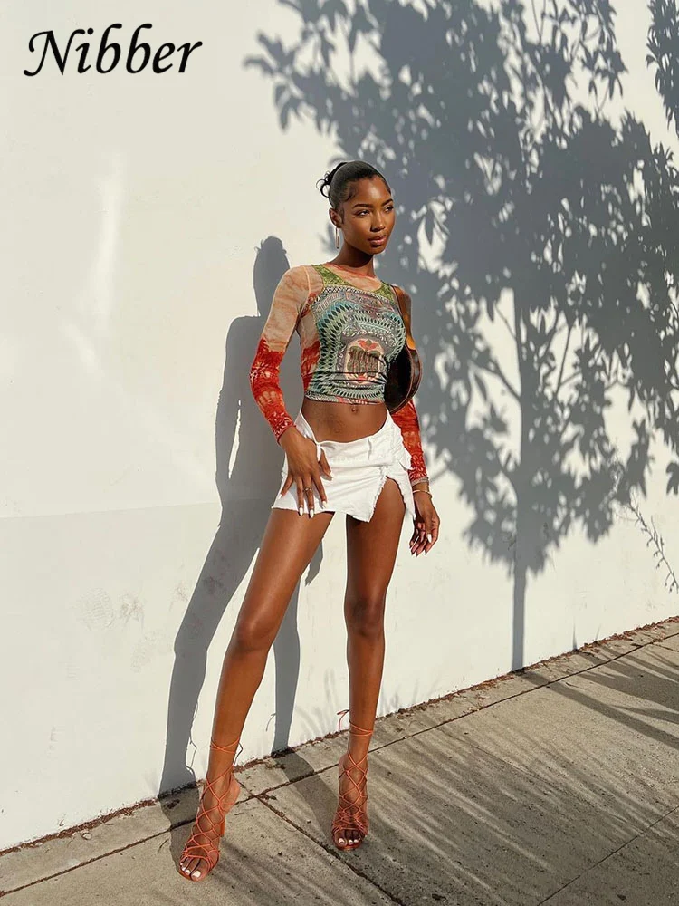 Nibber осень-зима новая футболка женская одежда с длинным рукавом воротником дизайн