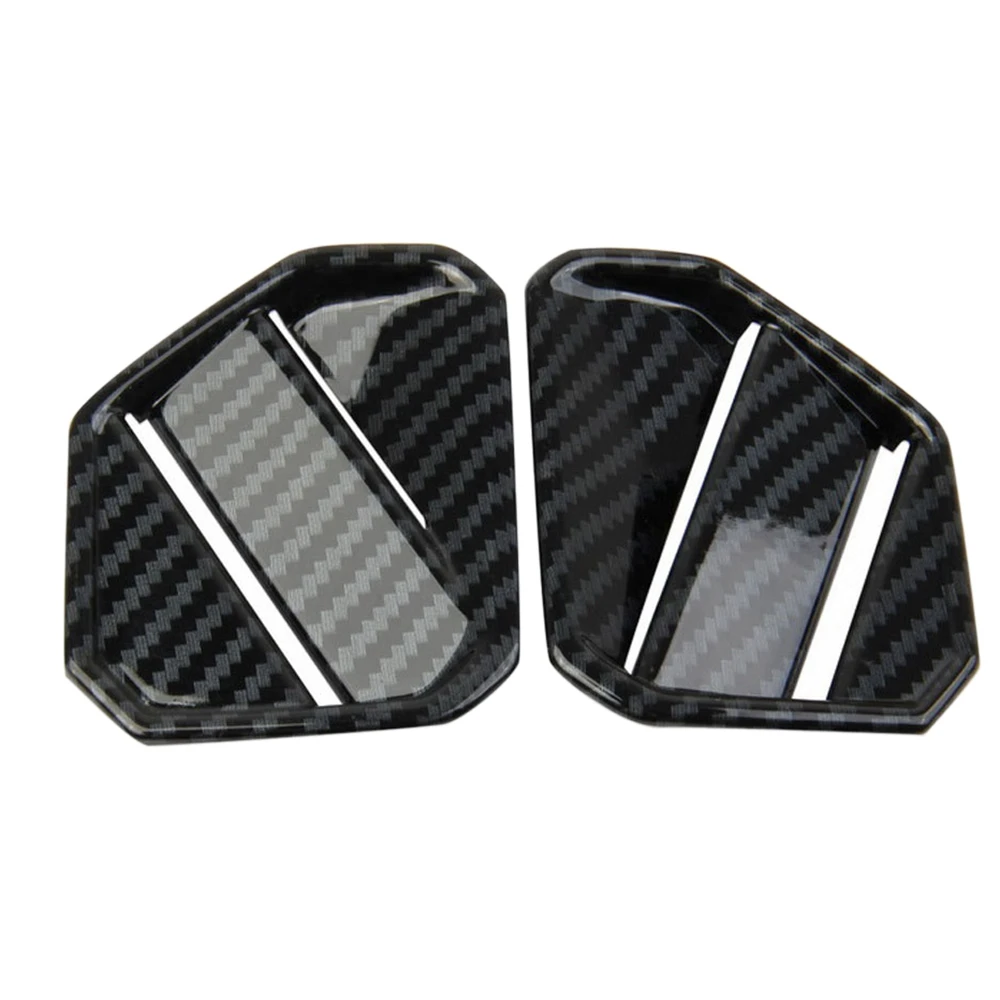 

For Toyota-Tundra 2022 Car Carbon Fiber ABS Dashboard Air Outlet Frame Decoration Cover Trim Stickers