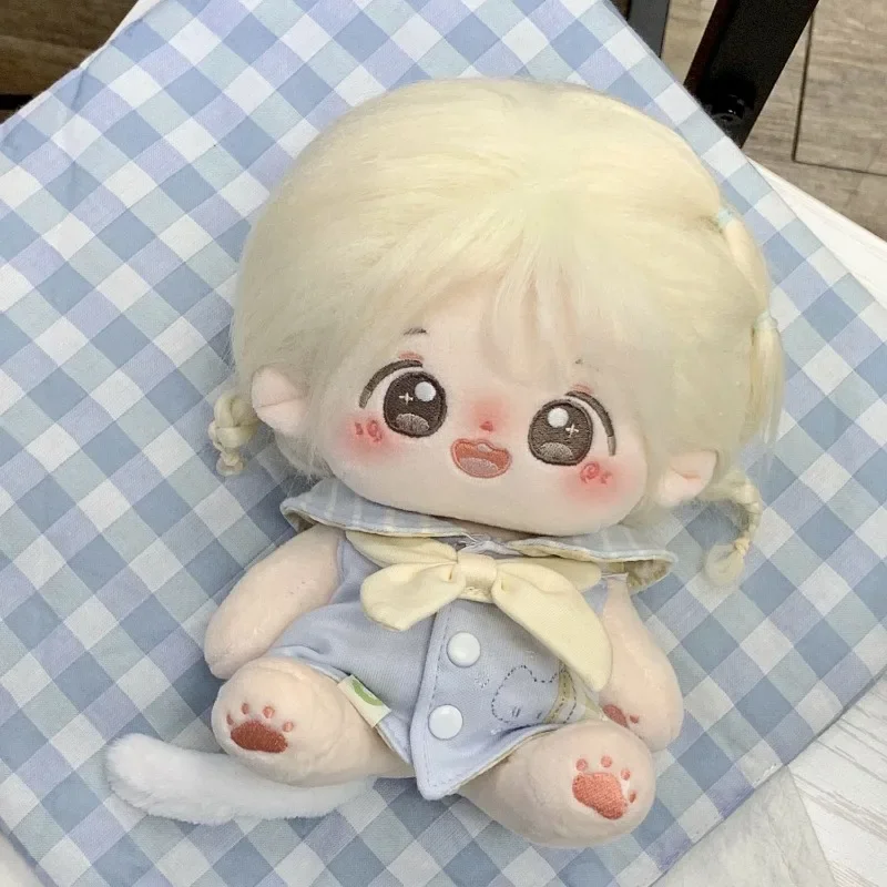 Плюшевая человеческая кукла в виде бабочки/персика/дождя 20 см фигурка милое лицо