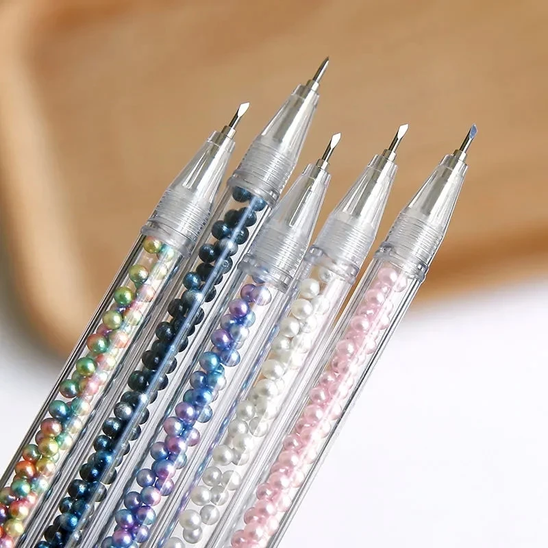 

LOLEDE Crystal Pen Type Hand Account Pen Knife Sticker Stickers Art Seal Engraving Tape Paper Cutter Office School Stationery