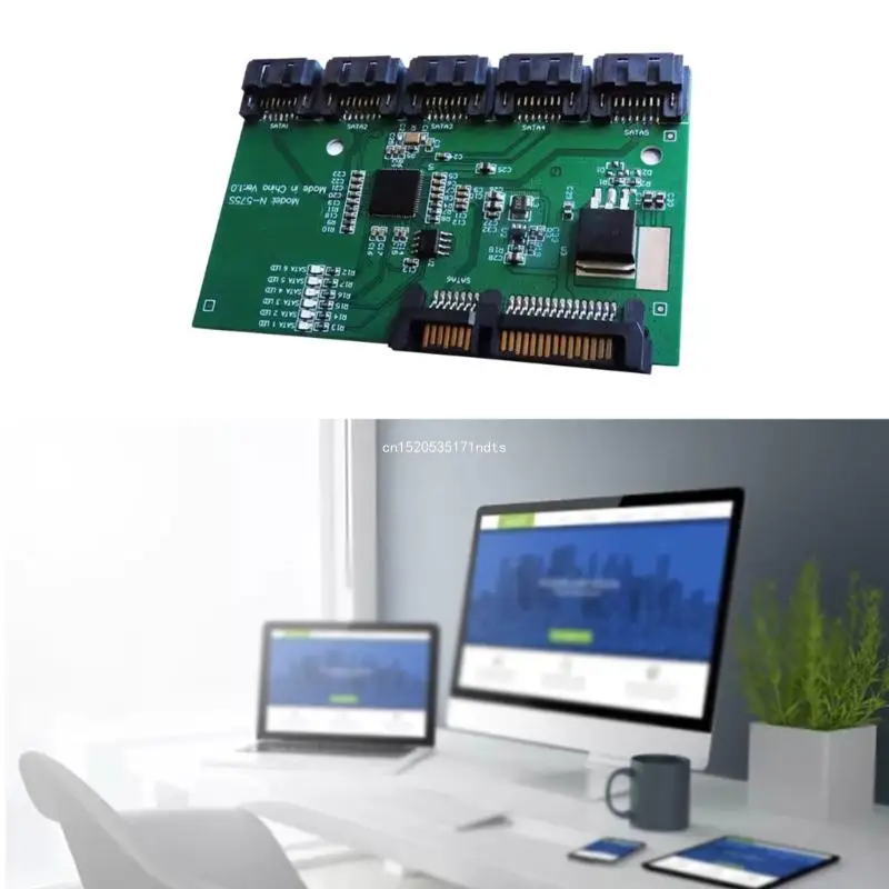 Разветвители SATA3.0 от 1 до 5 Адаптеры портов Преобразователи PM Умножители Прямая