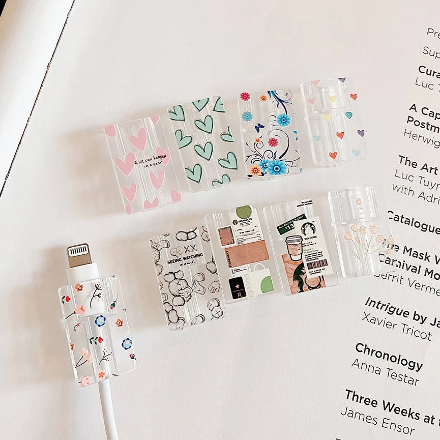 

Мягкий прозрачный ТПУ чехол для iPhone Android Type-C с USB-кабелем