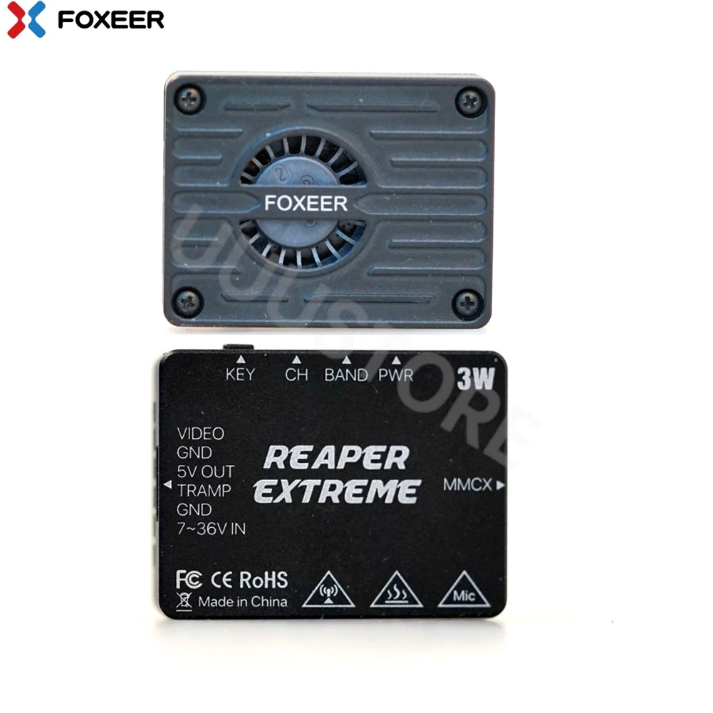 Foxeer 5 8G Reaper Extreme 3W 72CH 25mW 200mW 500mW 1 W Регулируемый VTX для дрона дальнего действия FPV