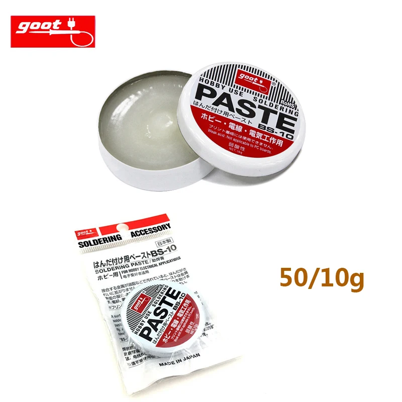 

Original Japan GOOT BS-15 Flux and Weak Acid Rosin NW.50g Solder Paste Weak Acid Welding Flux