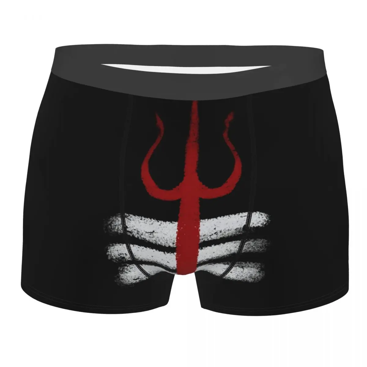 

Shiva Hindu God India Lingam Trishul Boxer Shorts Men 3D Print Male Soft Underwear Panties Briefs