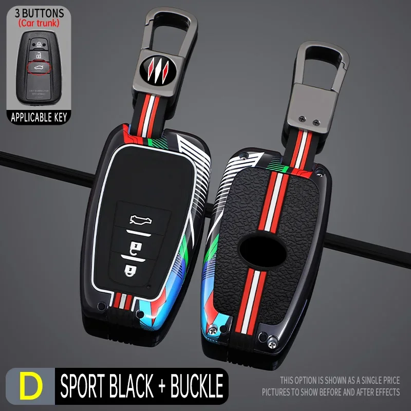 

Чехол для ключей от автомобиля, чехол для Toyota CHR Camry Prius Land Cruiser Prado, мебель Corolla Yaris RAV4 Highlander, аксессуары