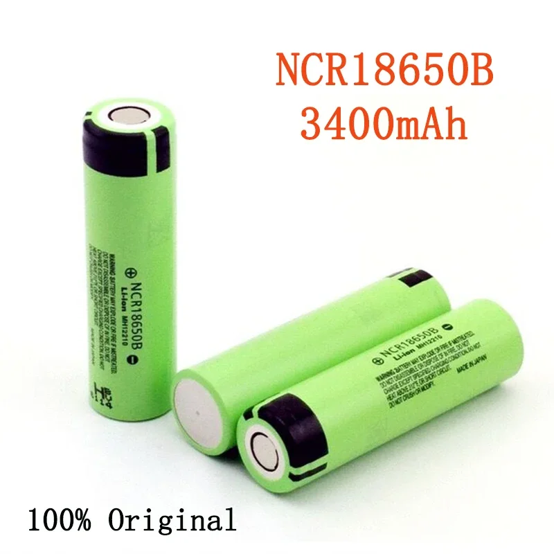 Оригинальная батарея 18650 3 7 В 3400 мАч NCR18650B литиевая аккумуляторная 34B ячеек