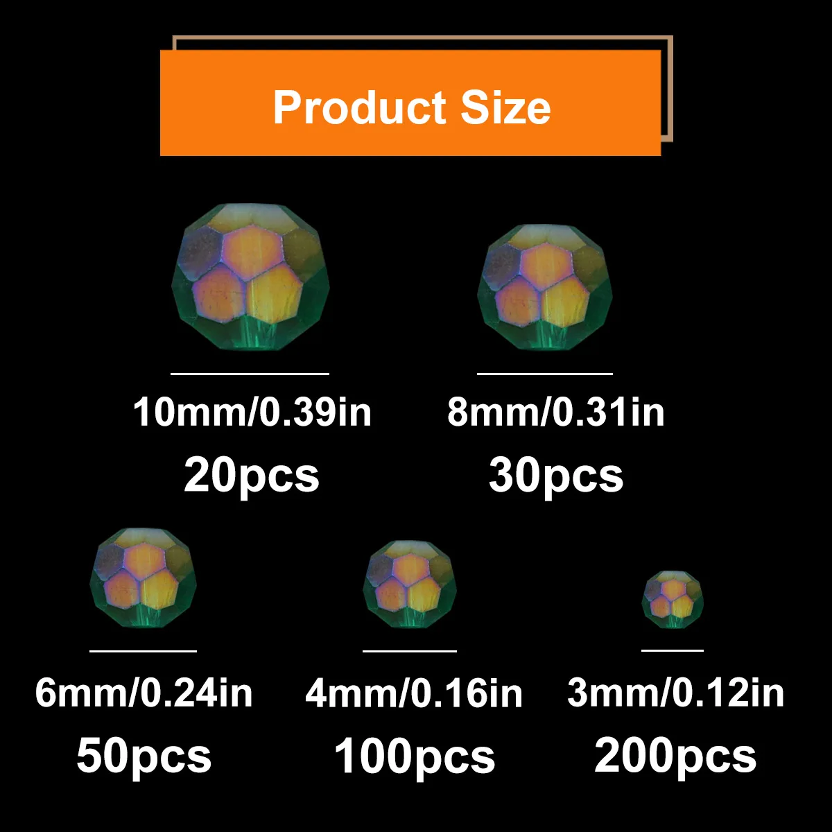 Зеленовато-голубой AB Цвет Бусины Австрийский Кристалл Шарик Круглый Свободный