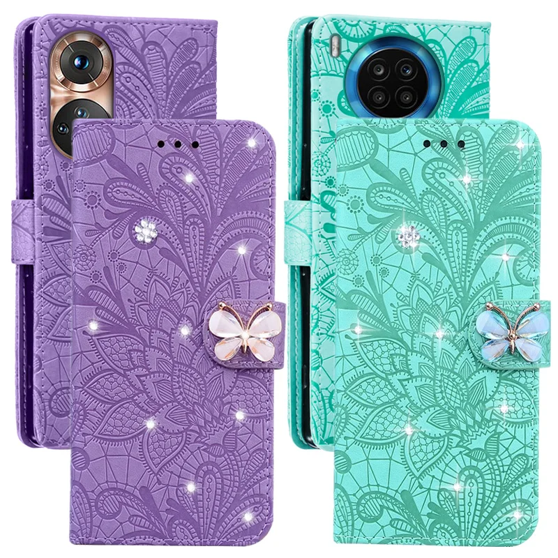 Кожаный чехол-книжка для Huawei Honor 50 Lite 30s 10i 30i 20s 20e 20 10 9 Nova 8i 5T P30 Pro |