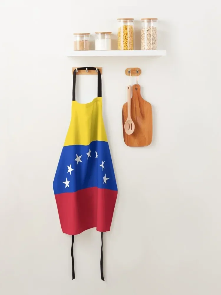 Фартук с флагом Венесуэлы (7 звезд) водонепроницаемый кухонный фартук для женщин