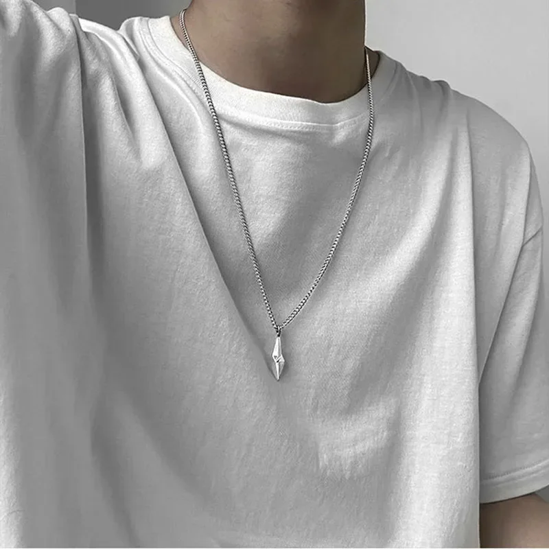 Ожерелье с подвеской в виде 3D грозы для мужчин и женщин Шейная цепочка из