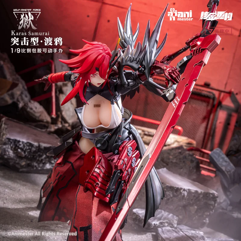 Фото В наличии: Коллекционная фигурка Daiman Takumi Wolf Dog Unit Assault Type Raven 1/9, пластиковая, с покрытием, модель для хобби, подарок №4