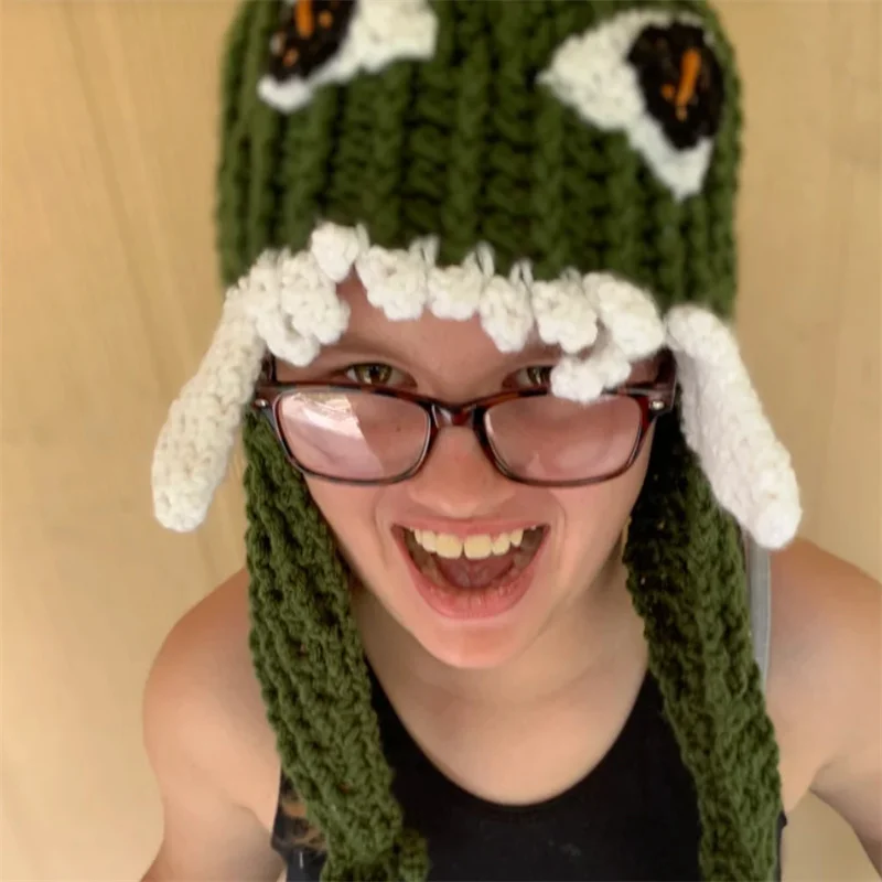 Милая шляпа в стиле мультяшного слона для взрослых и детей пуловер карнавальный