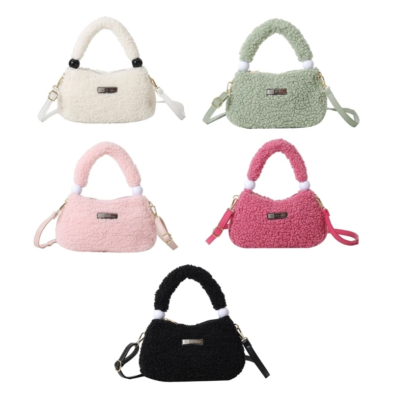 

Girls Plush Handbag Versatile Fashionable Bag & Practical Crossbody
