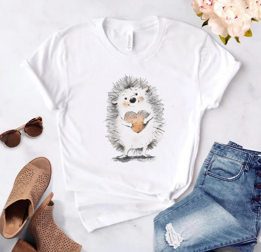 

Повседневная универсальная женская футболка с коротким рукавом и принтом животного, женская футболка, летняя повседневная модная женская футболка с графическим принтом