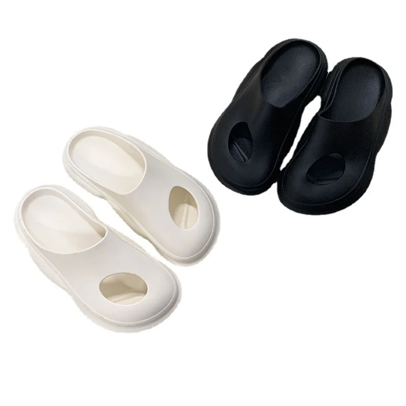Man Women Hole Slipper 2022 New Aesthetic Thick Sole Sandals Indoor And Outdoor Hollow Out Slippers Women Trend Summer