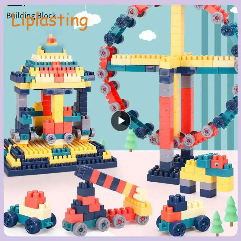 

Promote Intellectual Development Building Block 3 Years Old And Above Flying House Bricks Model Diy Funny Creative Puzzle 1 Set