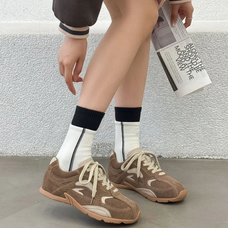 Женские замшевые кроссовки JOZHAMTA 35-40 цвета в ассортименте