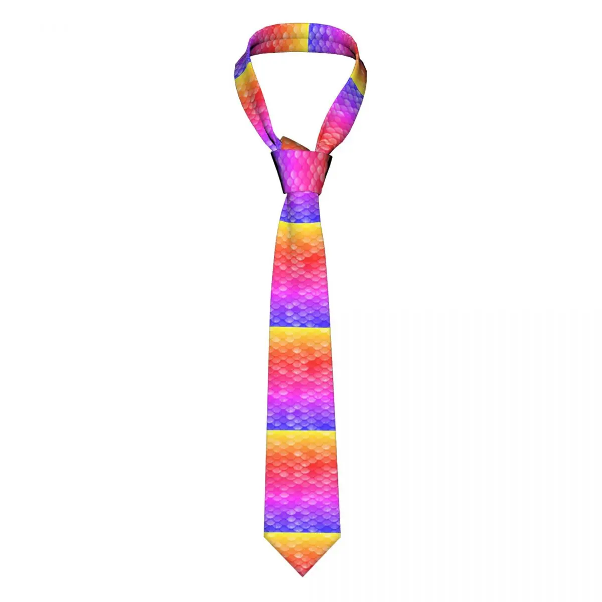 

Цветная Русалка, весы, галстук с принтом Омбре, блузка, модные галстуки для шеи, свадебный подарок, мужской галстук 8 см