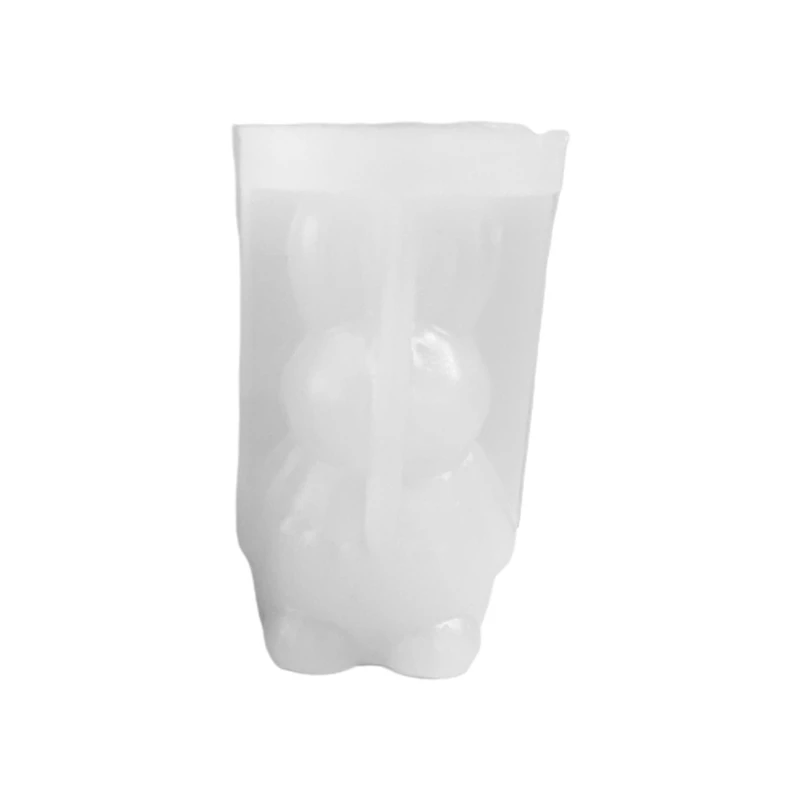 

F19D Silicone Mold Scented Soap Wax Mold Bunny Silicone Mold for Resin Crafts