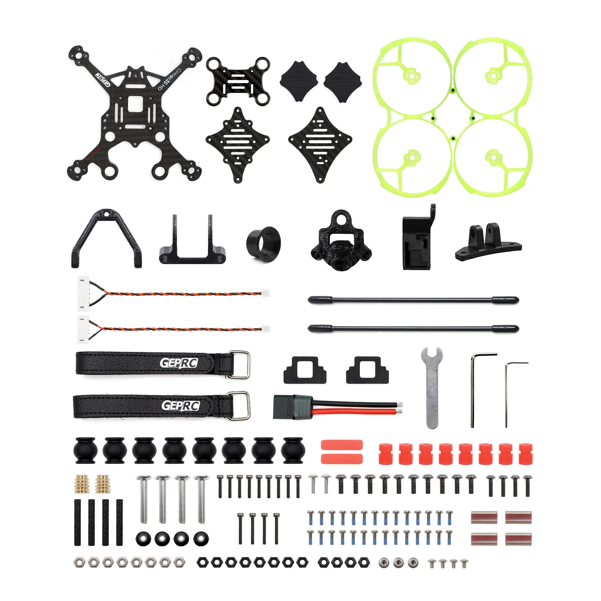 GEPRC GEP-CL35 CineLog35 Performance Frame Kit Parts CL35P lighter weight for mounting GoPro /Insta360 GO2 camera images - 6